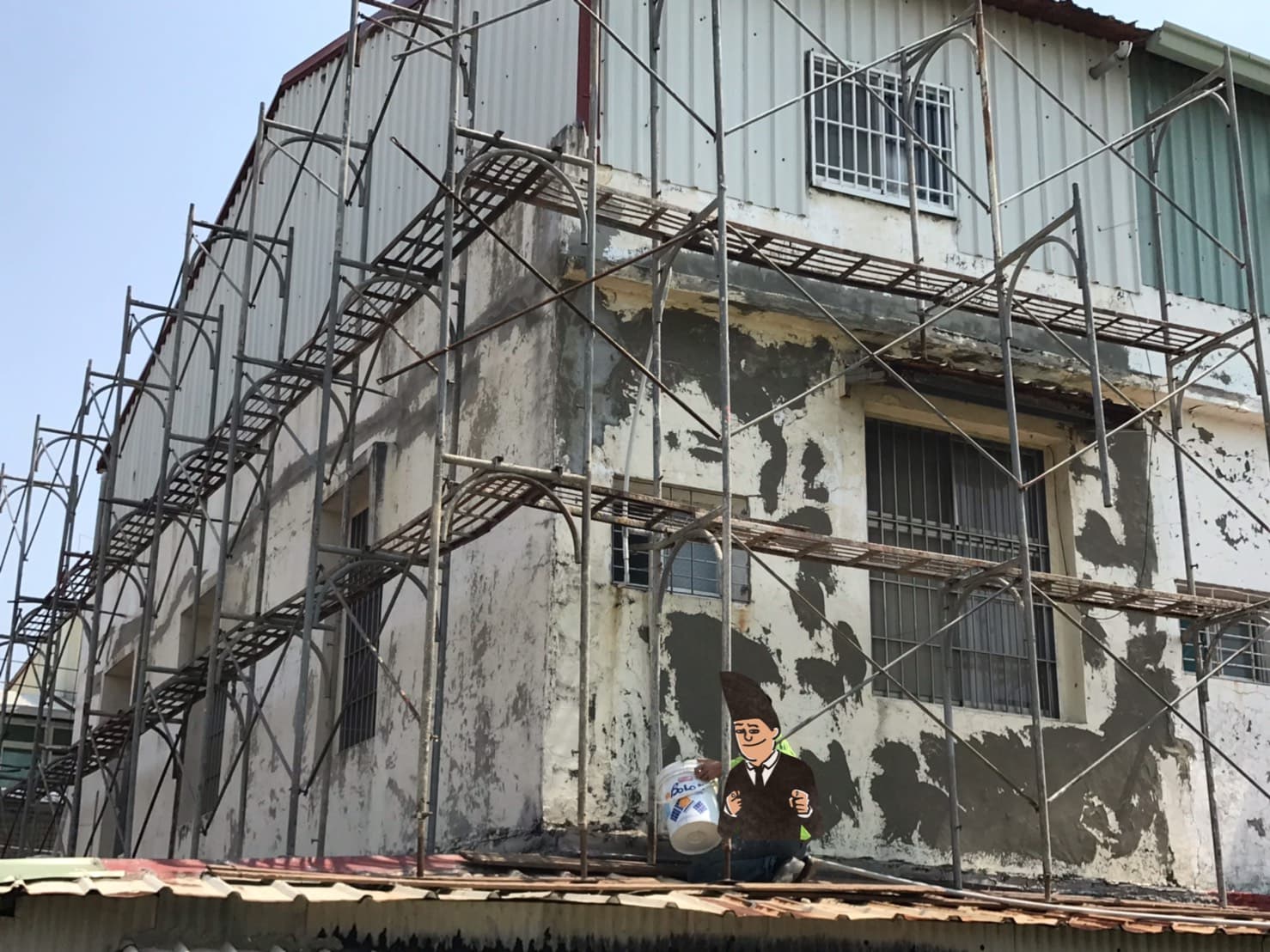 南京秦淮雅居外墻涂料翻新